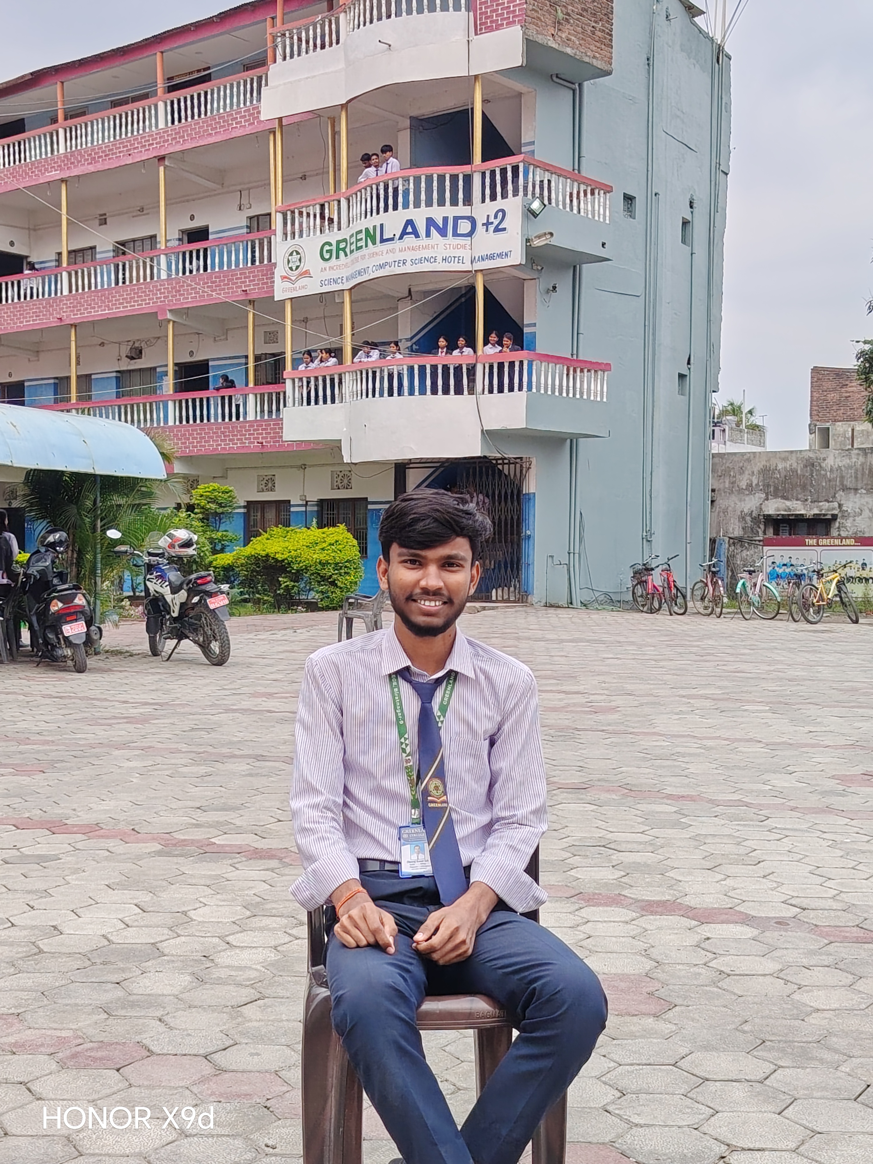 Dhanraj Sah studying +2 Management at Greenland College