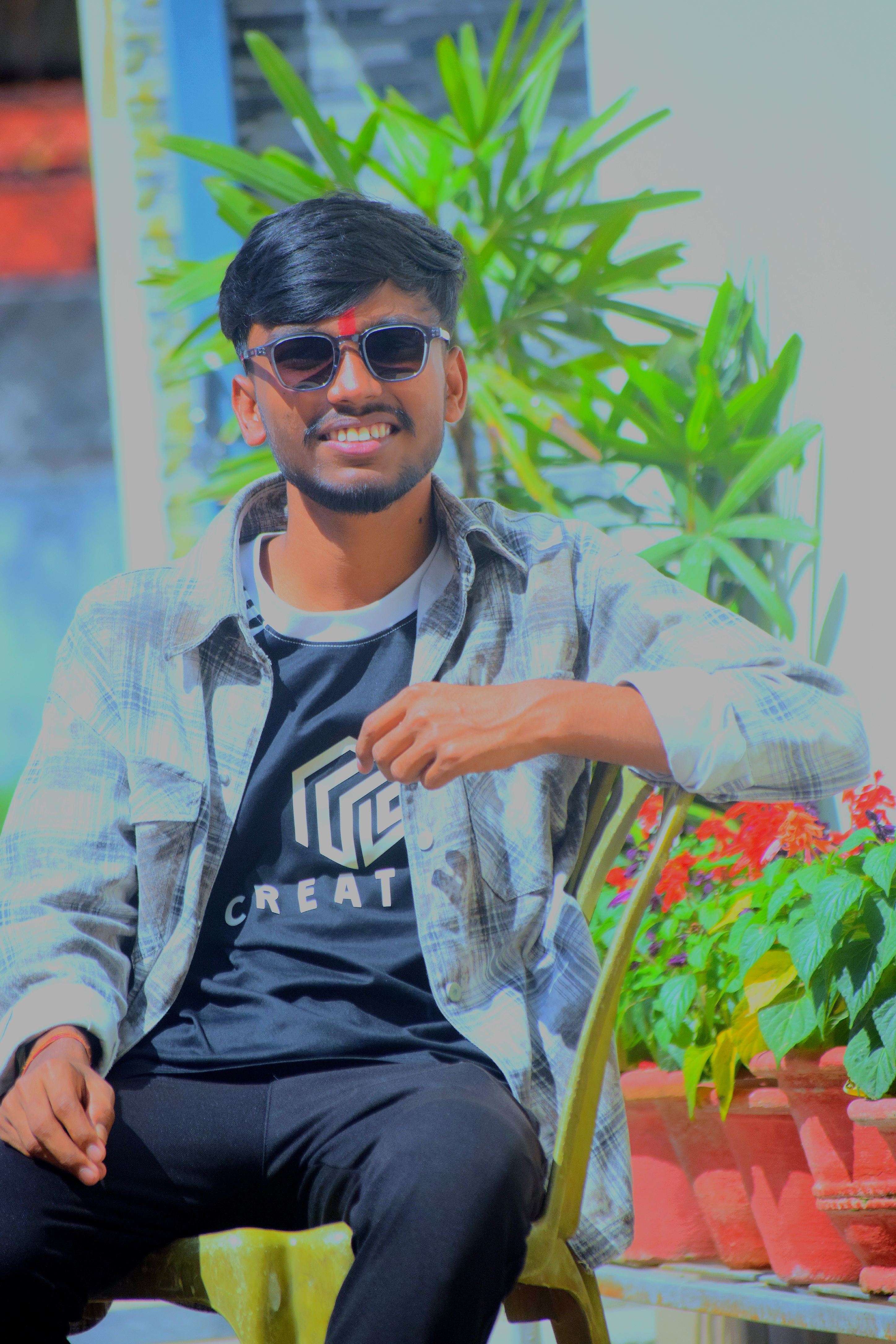 Dhanraj Sah at his +2 college farewell program